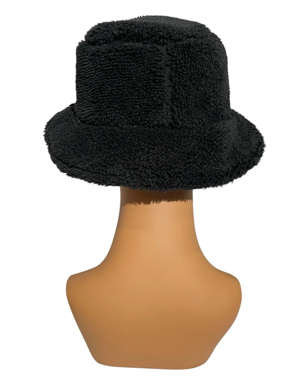 🎩 Women’s Black Fuzzy Bucket Hat 🎩